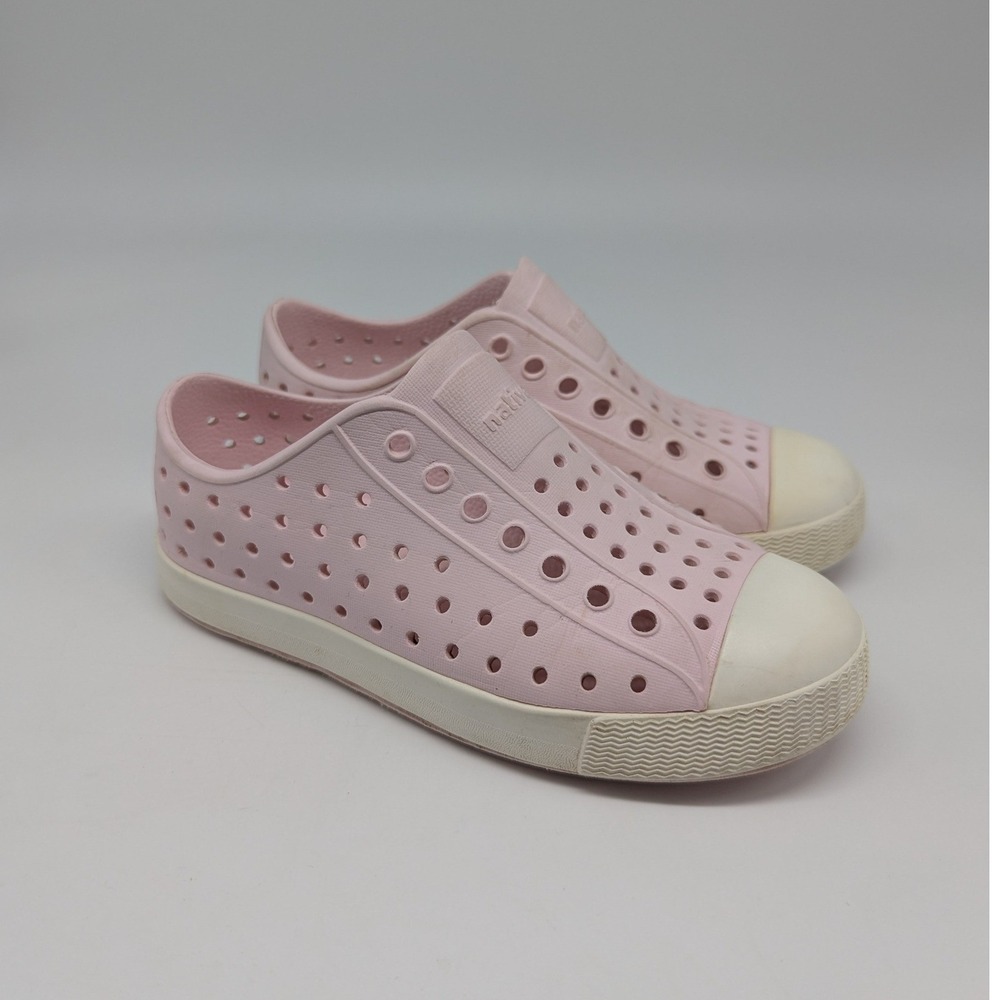 Native Jefferson Kids Size C12 Pink Slip On Perforated EVA Water Shoes Sneakers